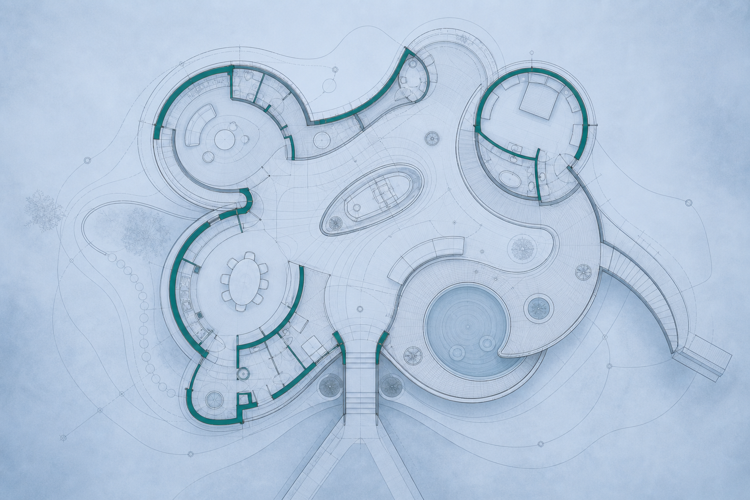 Architectural blueprint